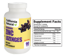 Load image into Gallery viewer, Elderberry Zinc Lozenges