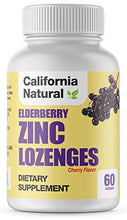 Load image into Gallery viewer, Elderberry Zinc Lozenges