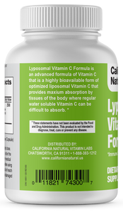 Lyposomal Vitamin C 1500mg - 180 Capsules
