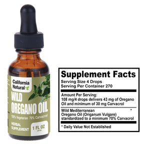 Wild Oregano Oil - 1oz Drops